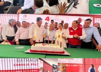 Asiste Manuel Añorve al Consejo Político Estatal del PRI, celebran el 97° Aniversario del Partido