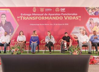 Evelyn Salgado realiza la entrega mensual de aparatos funcionales del Programa Transformando Vidas en el CRIG