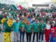 Vive Acapulco la pasión del fútbol internacional desde el Parque Papagayo
