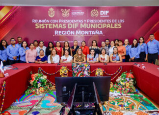 Liz Salgado Pineda fortalece coordinación del DIF en la Montaña para ampliar apoyos a las familias