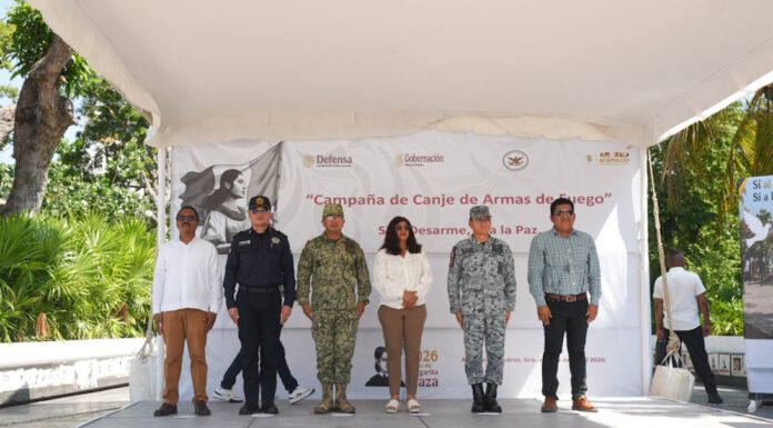 Pone en marcha Leticia Lozano estrategia para retirar armas y construir paz en Acapulco
