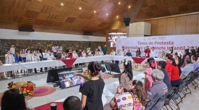 Evelyn Salgado toma protesta a la gobernadora Infantil 2026 y promueve la defensa de los derechos de las infancias