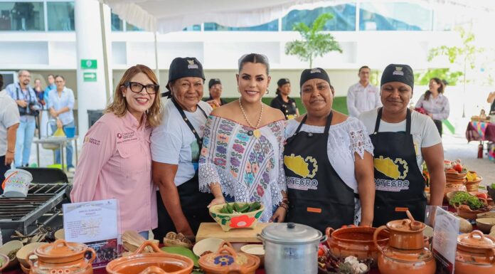 Evelyn Salgado reconoce el trabajo y herencia de las y los cocineros tradicionales