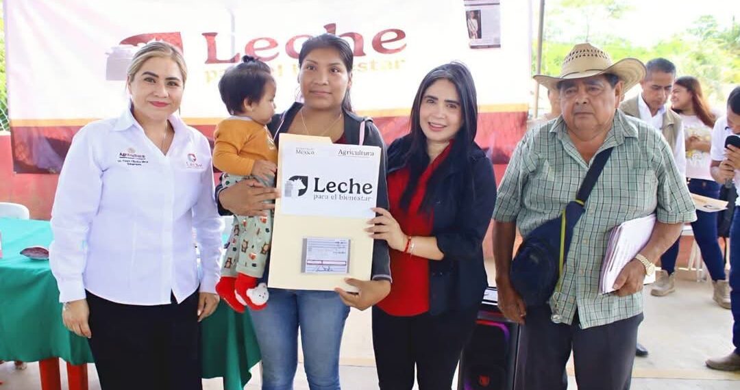 Yoloczin Domínguez cumple compromiso con Cacahuatepec; gestiona la primera Lechería del Bienestar