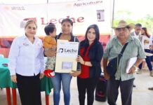Yoloczin Domínguez cumple compromiso con Cacahuatepec; gestiona la primera Lechería del Bienestar