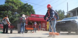 Lleva Leticia Lozano brigada integral de Servicios Públicos hasta El Quemado