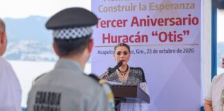 Encabeza Evelyn Salgado la ceremonia por el Tercer Aniversario del Huracán Otis, Honrar la Memoria, Construir la Esperanza