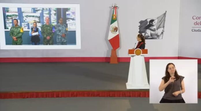 Evelyn Salgado informó a la presidenta Claudia Sheinbaum sobre la atención a lluvias en Acapulco; mantienen vigilancia en Guerrero